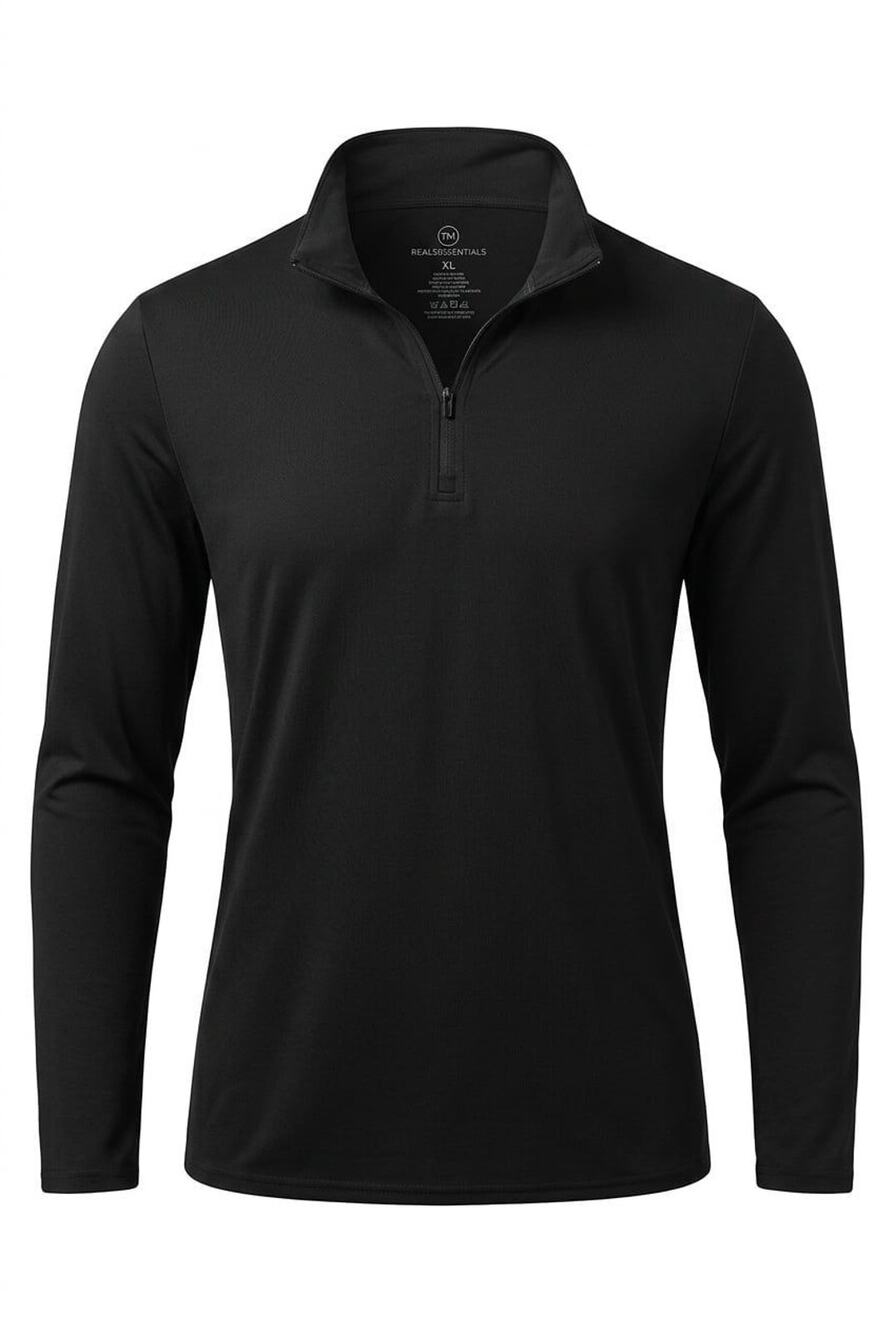 No.93 Real Essentials Men's Athletic Performance Quarter-Zip Pullover